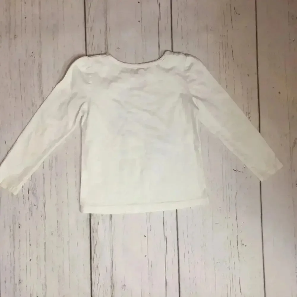 Genuine Kids from OshKosh ruffled top/ Epic Threads long sleeve T-shirt size 4T